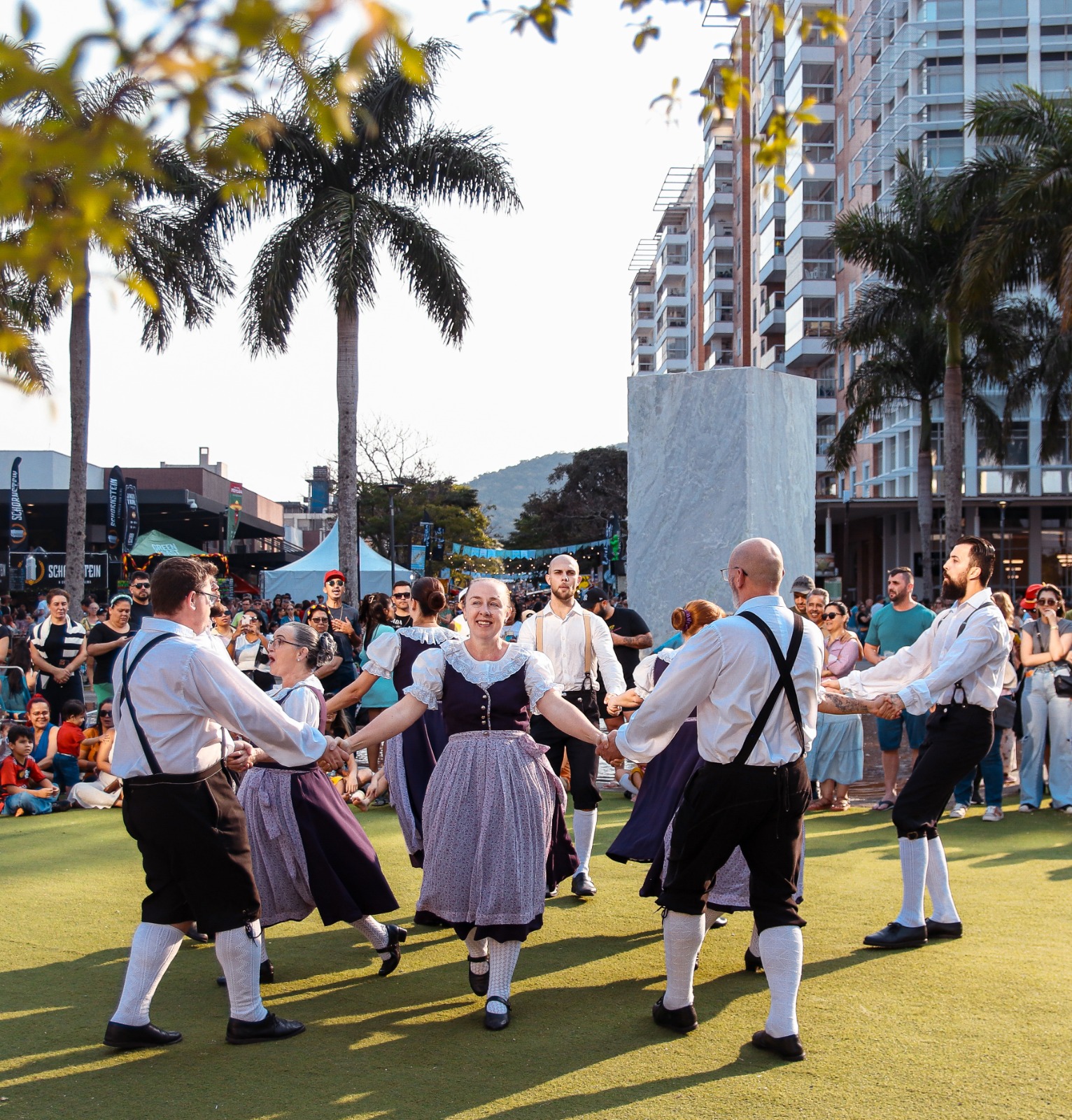 Apresentação ao ar livre