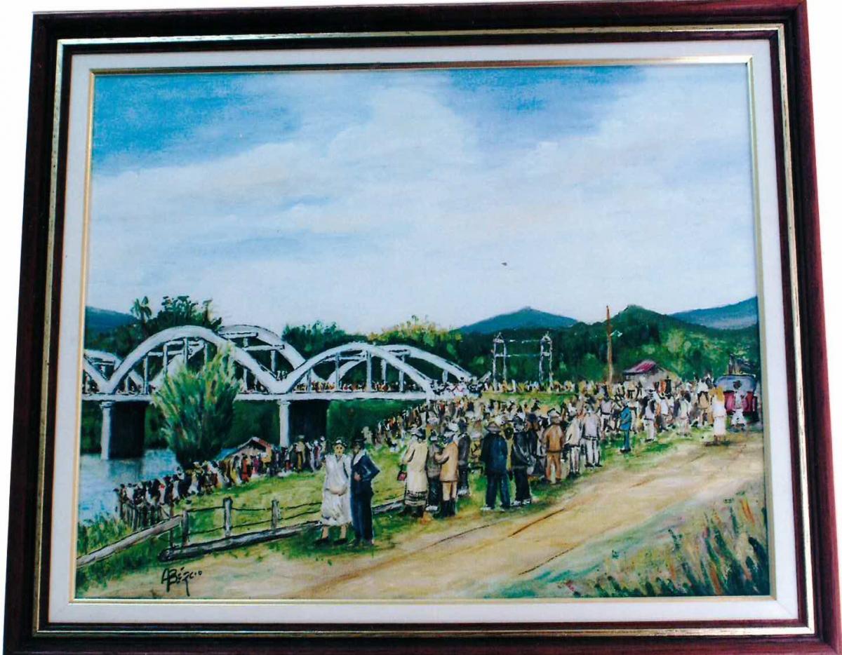 Expositor: Abércio Alberto NascimentoTítulo: Inauguração da Ponte dos Arcos